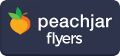 Peach Jar Flyers Button